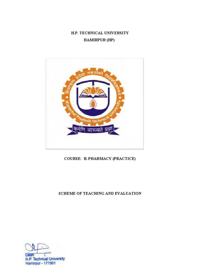 SYLLABUS Bachelor of Pharmacy Practice Curriculum20170824 | PDF ...