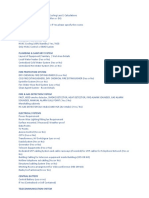 MEP Systems Design Requirements