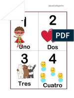 Tarjetas 1-10 PDF