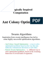 Biologically Inspired Computation: Ant Colony Optimisation