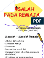 MASALAH REMAJA