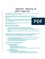 Advertising Agencies - What They Are and Types