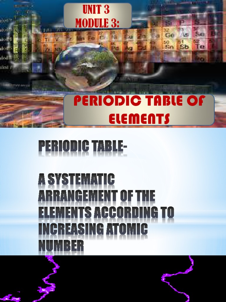 Periodic Table Elements Overview | PDF