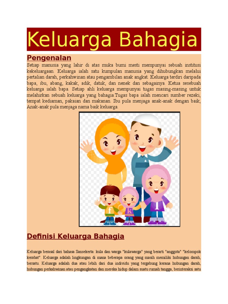 Peribahasa Untuk Keluarga Bahagia