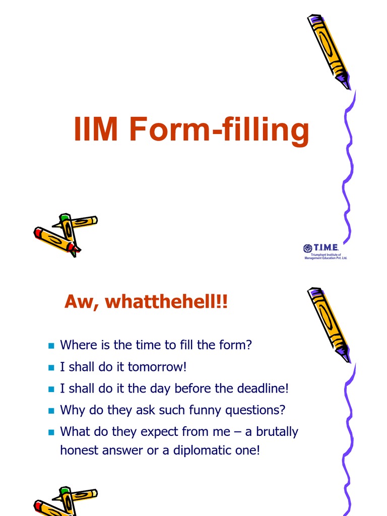 Form Filling Guidelines | PDF | Cognition | Behavior Modification