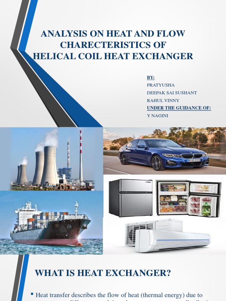 Helical Coil Heat Exchanger Analysis | PDF | Heat Exchanger | Heat Transfer