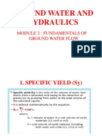 Ground Water Hydraulics