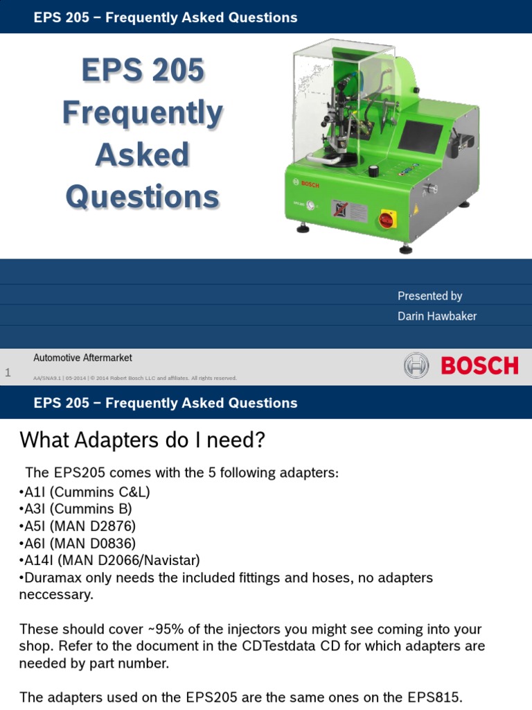 Eps 205 Frequently Asked Questions 2 8 28 Pdf Leak Fuel