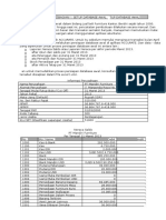 SETUP DATABASE AWAL