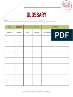 Glossary: Name: - Group