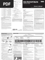 Korg b2 Manual