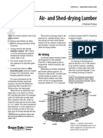 Air and Shed-Drying Lumber