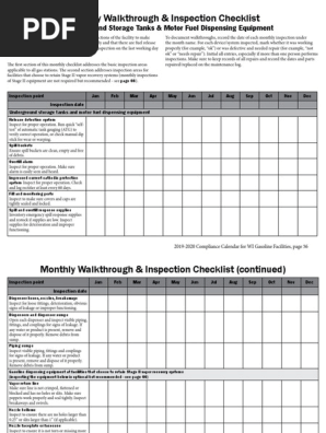 Monthly Checklist