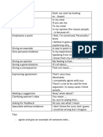 Set Phrases Speaking CAE