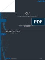 Extensible Stylesheet Language Transformation