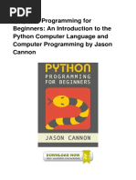 PDF Python Programming For Beginners An PDF