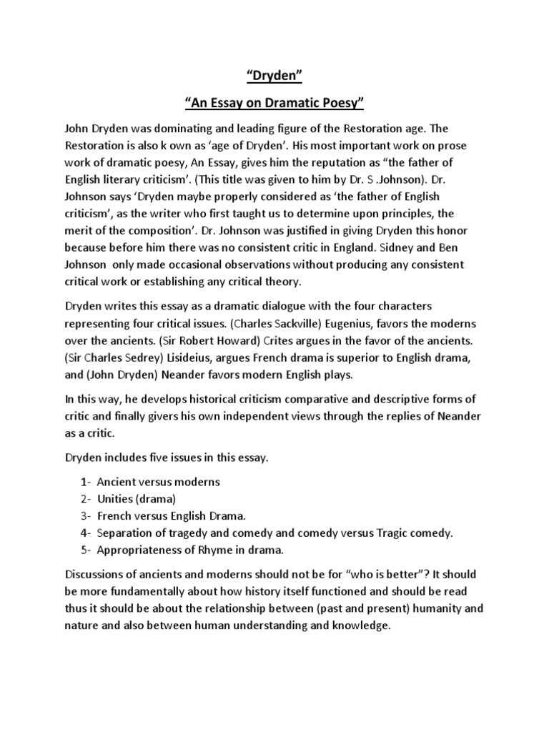 Imppppp Ooo PDF John Dryden Tragedy