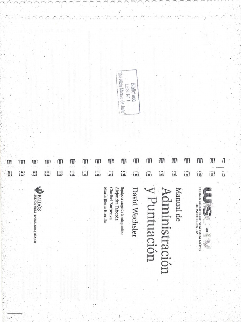 Wisc IV | PDF