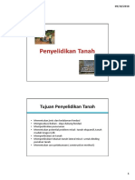 PENYELIDIKAN TANAH Pondasi PDF