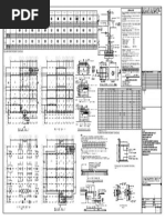 Column Reinforcement Schedule: Typical Sect. RC Counter Top Detail