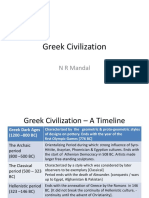 Greek Civilization: N R Mandal