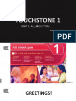 Touchstone 1: Unit 1: All About You