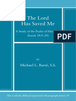39. the Lord Has Saved Me a Study of the Psalm of Heze
