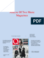 Analyse of Two Music Magazines