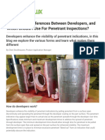What Are The Differences Between Developers, and Which Should I Use For Penetrant Inspections