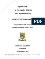 Syllabus of B.Sc. (Computer Science) Part II (Semester-I II)
