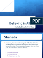 Believing in Allah: Shahada, Shirk, Kufr & Nifaq