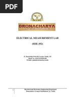 Electrical Measurement Lab (EEE-352)