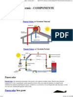 Sistemul Solar Termic - Panouri Solare