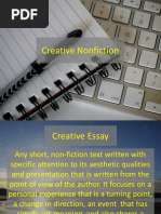 Creative Nonfiction