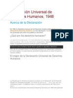 Declaración Universal de Derechos Humanos