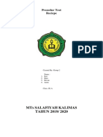 Mts Salafiyah Kalimas TAHUN 2019/ 2020: Prosedur Text Reciepe