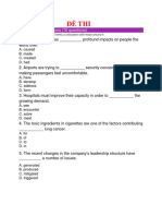 Section 1 - Collocations (10 Questions) : A. Caused B. Made C. Created D. Had