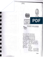 Utilizarea Sistemului SQL Server - Robert Dollinger PDF