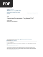 Disseminated Intravascular Coagulation (DIC)