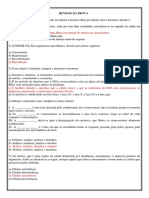 Revisão das etapas da mitose e do ciclo celular