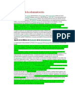 Evolución de La Administración