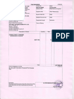 Tax Invoice: Span Manufacturing Co. P. L To. I NV /18 19/006 15 0ct-2018
