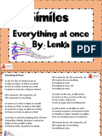 Similes: Everything at Once By: Lenka