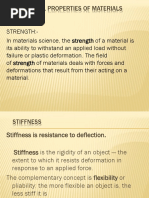 Mechanical Properties of Materials