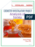 Analysis of Honey