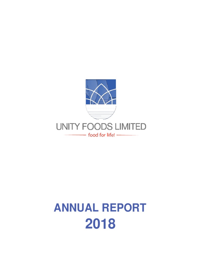 Unity Foods Annual Report 2018 | PDF | Financial Audit | Internal Control