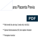 Tatalaksana Placenta Previa