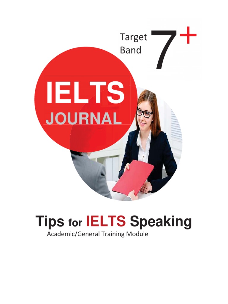 IELTS Journal Tips For Ielts Speaking PDF Question Toys
