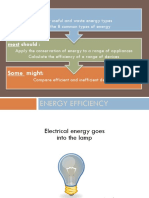 Lesson 1 - Conservation of Energy and Efficiency