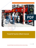 Travel and Tourism (Short Course)